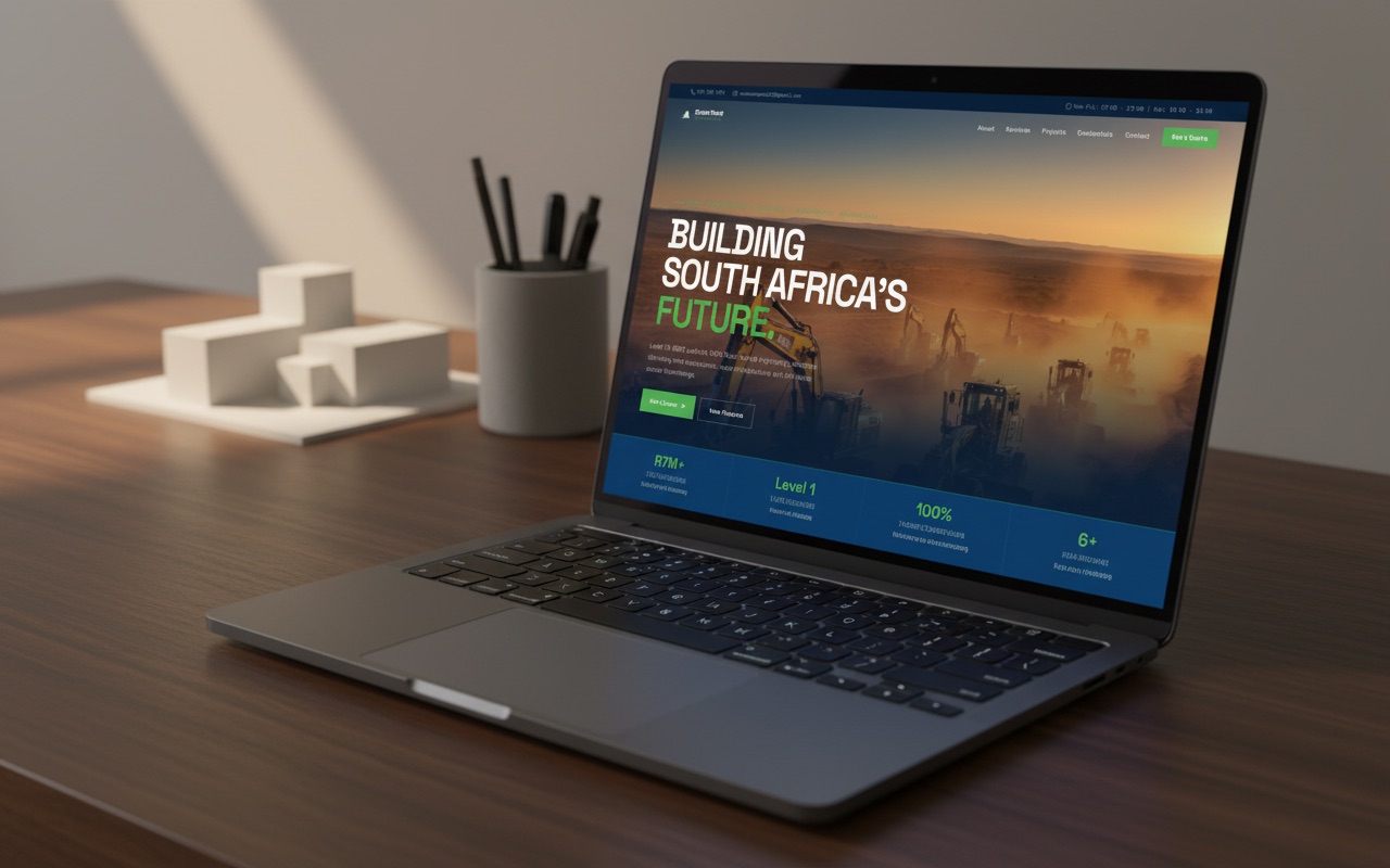GreenPoint Engineering website and brand system