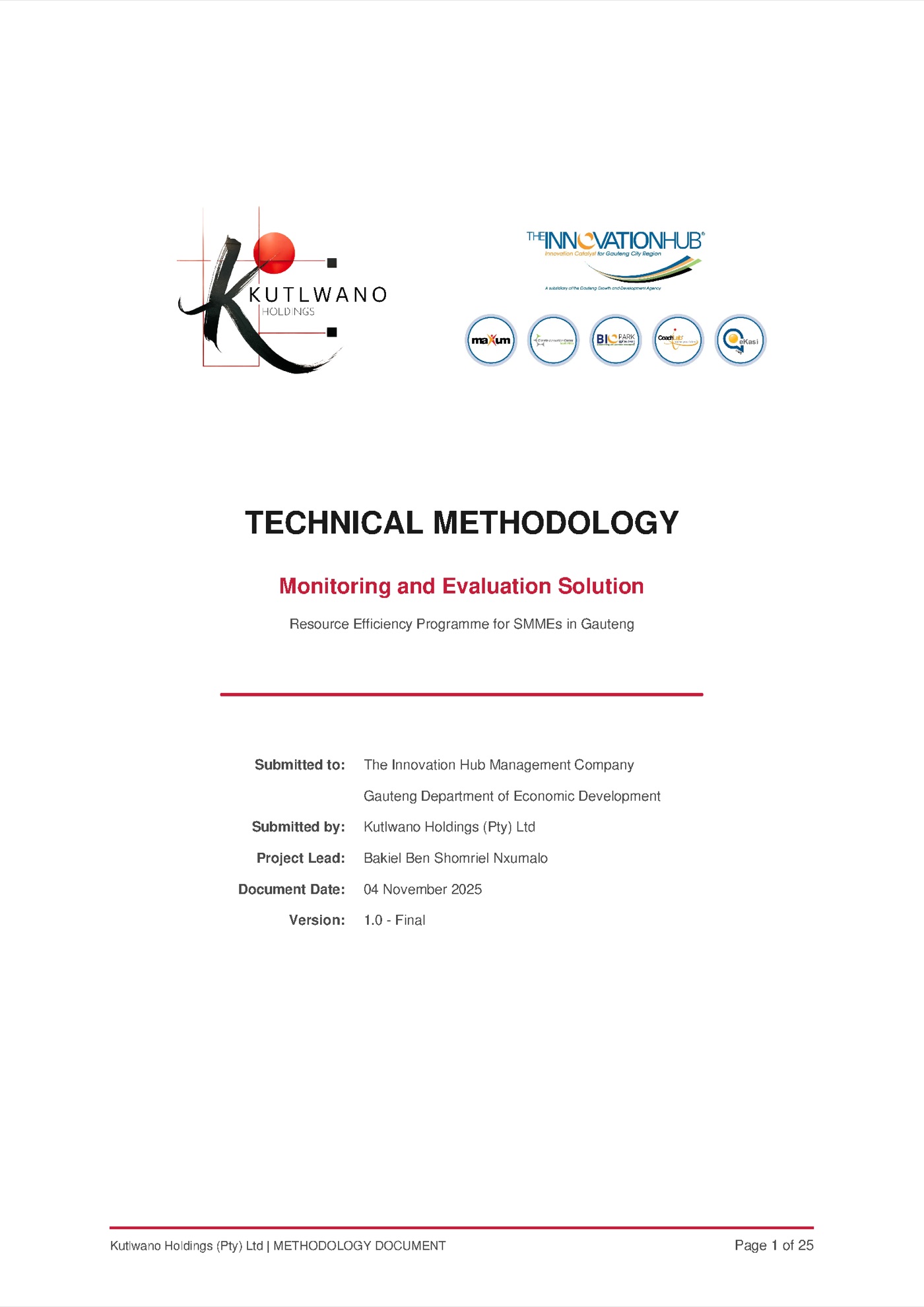 Methodology document
